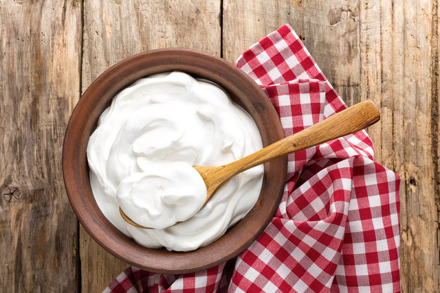 Bowl of yogurt