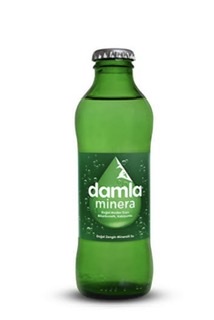 Plain sparkling mineral water