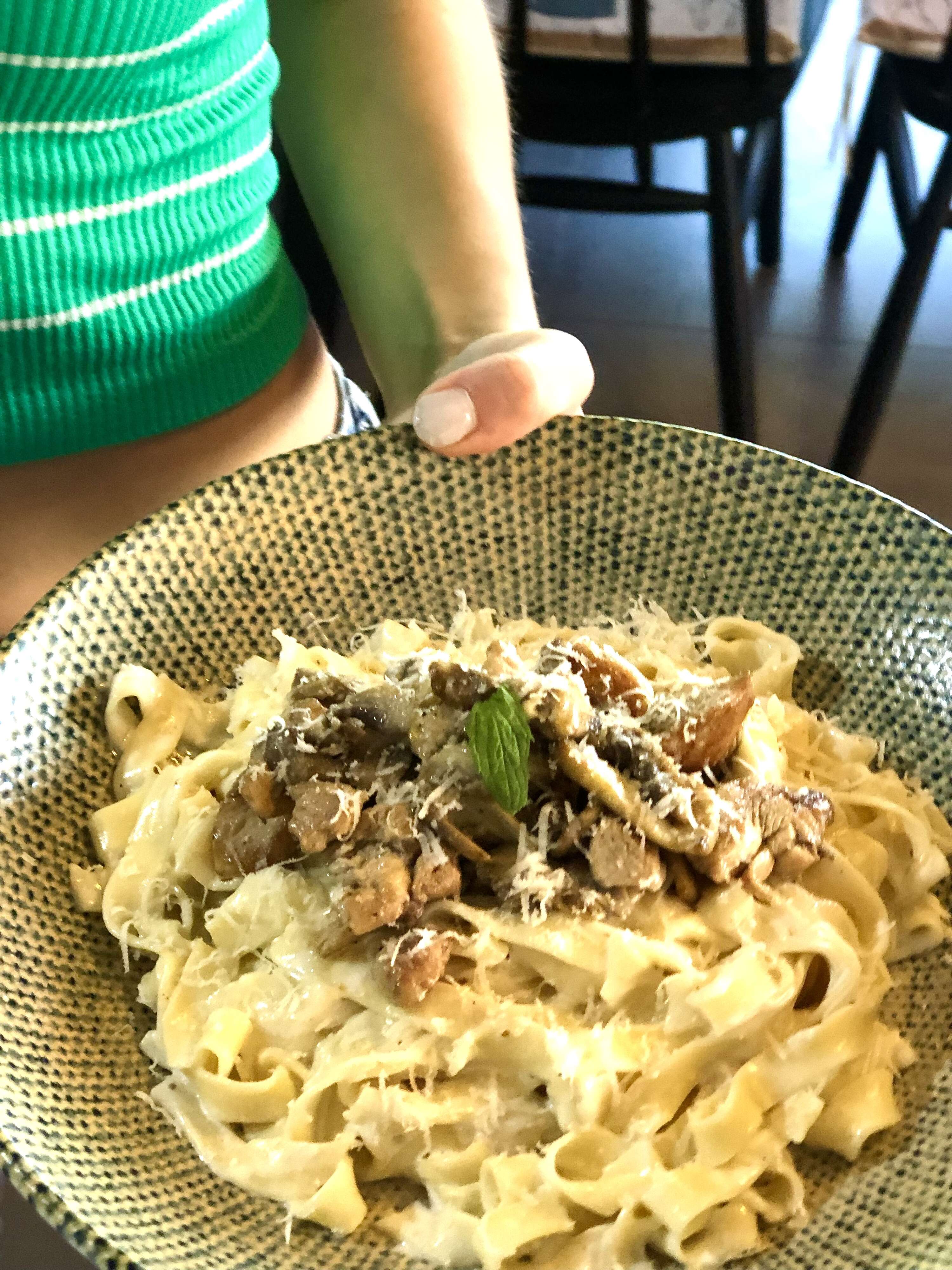 Chicken and Mushroom Alfredo