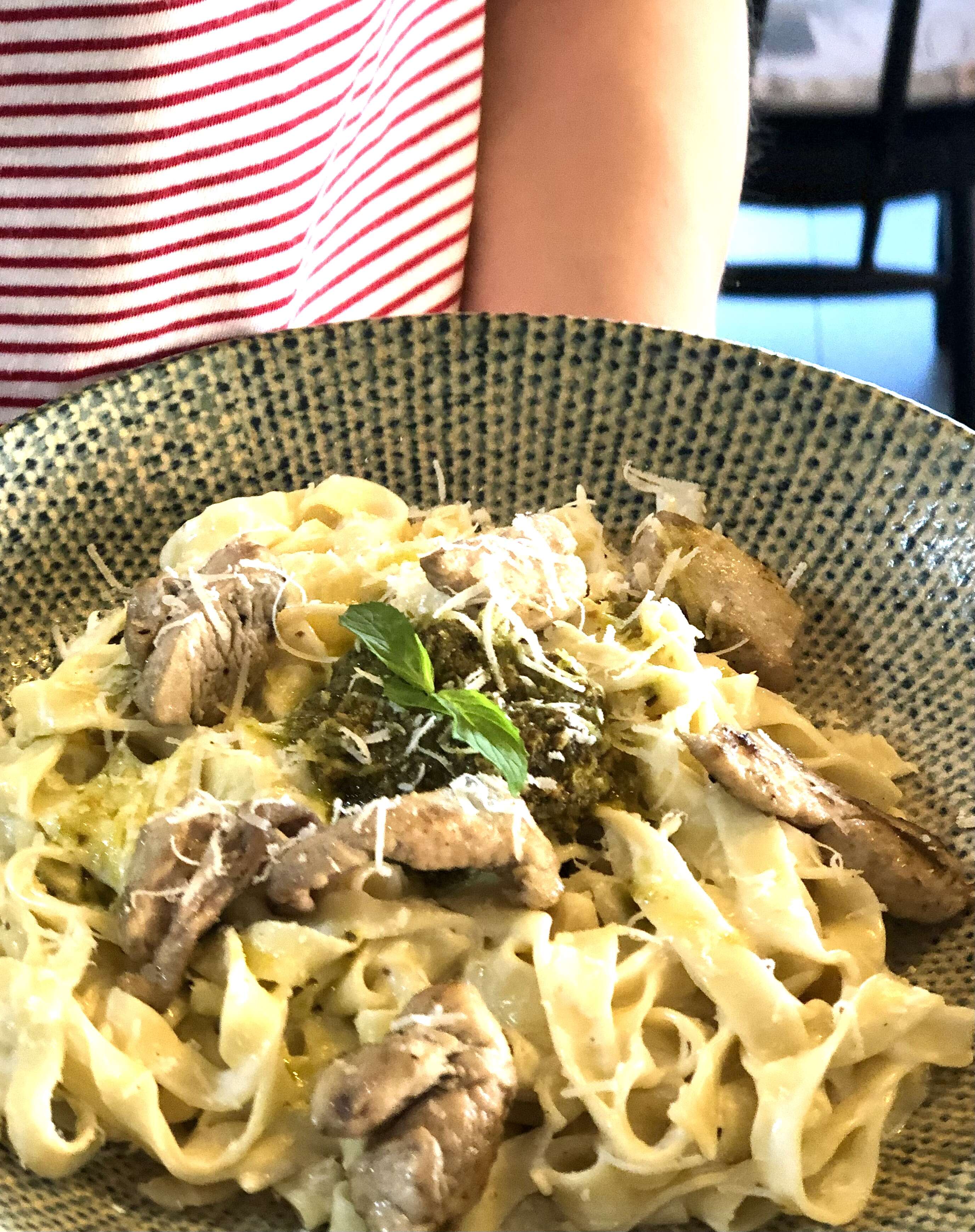 Pesto Chicken Alfredo