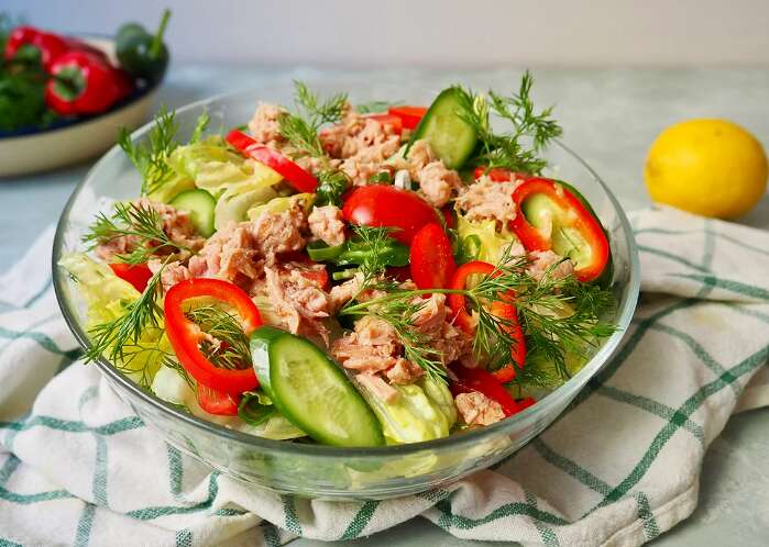 Ton balıklı salata 