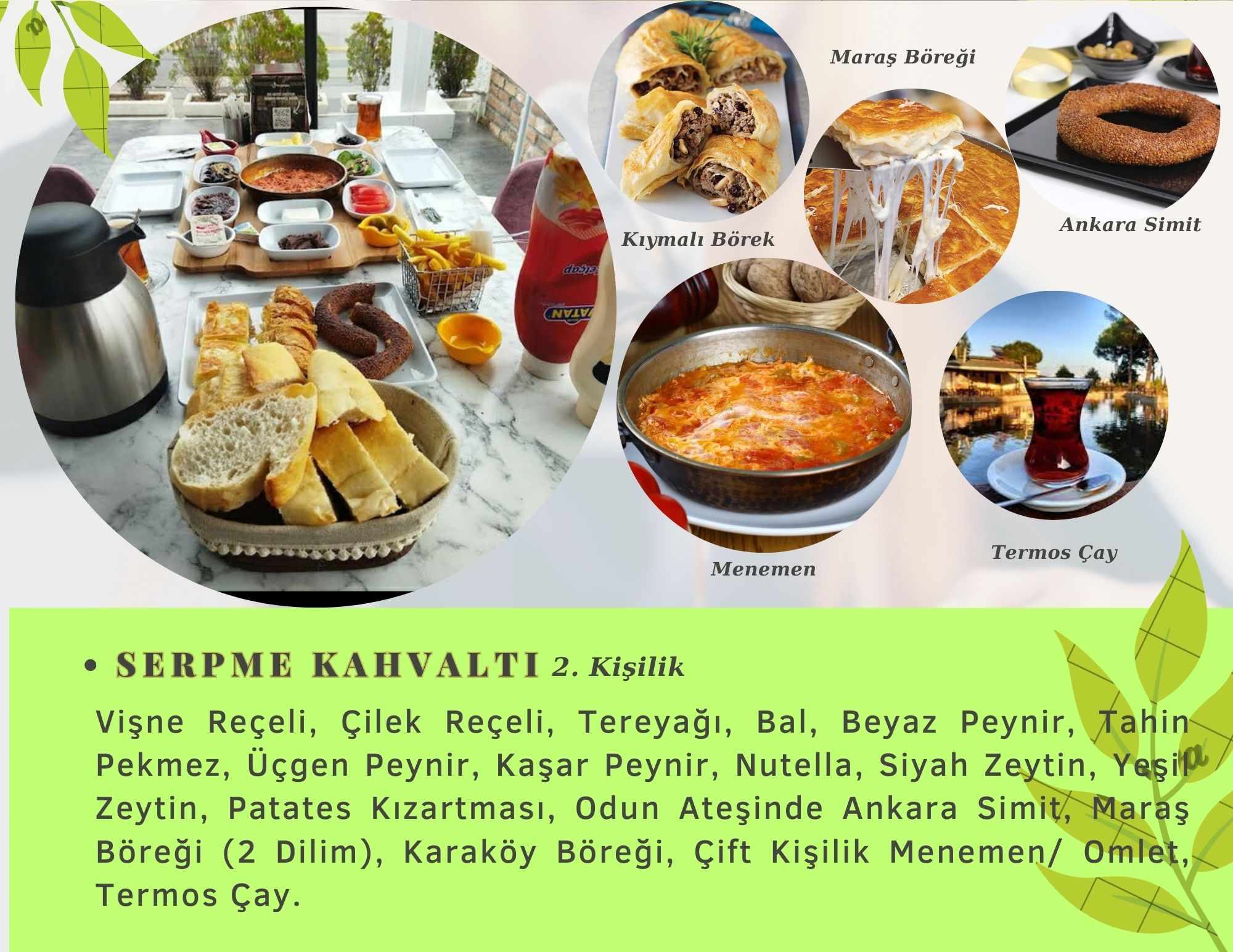 Serpme Kahvaltı Kişi başı