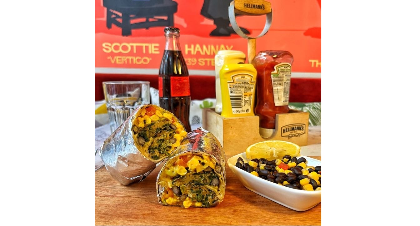 Vegetarian burrito