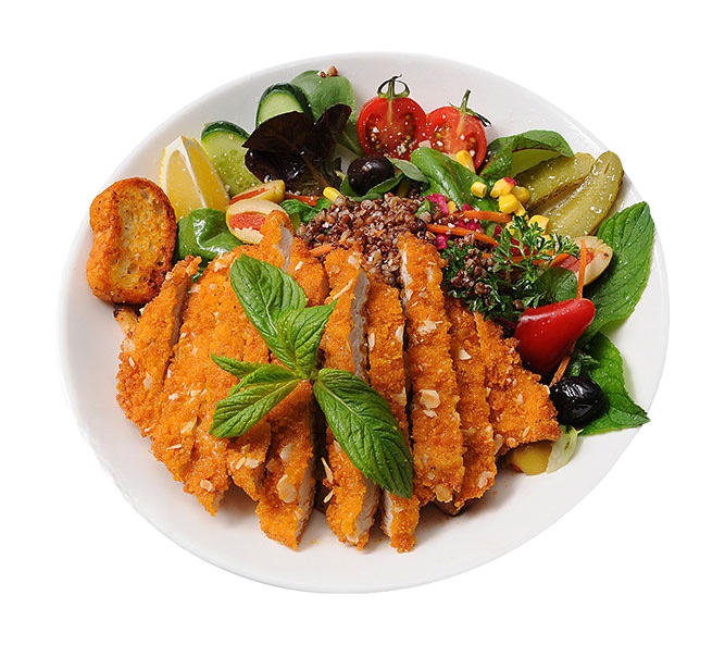 Crispy chicken salad