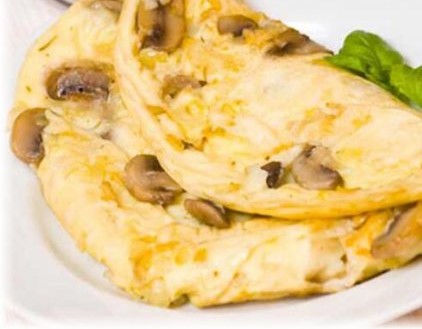 KAŞARLI-MANTARLI OMLET