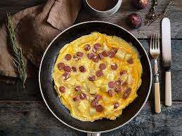 Sausage omelette