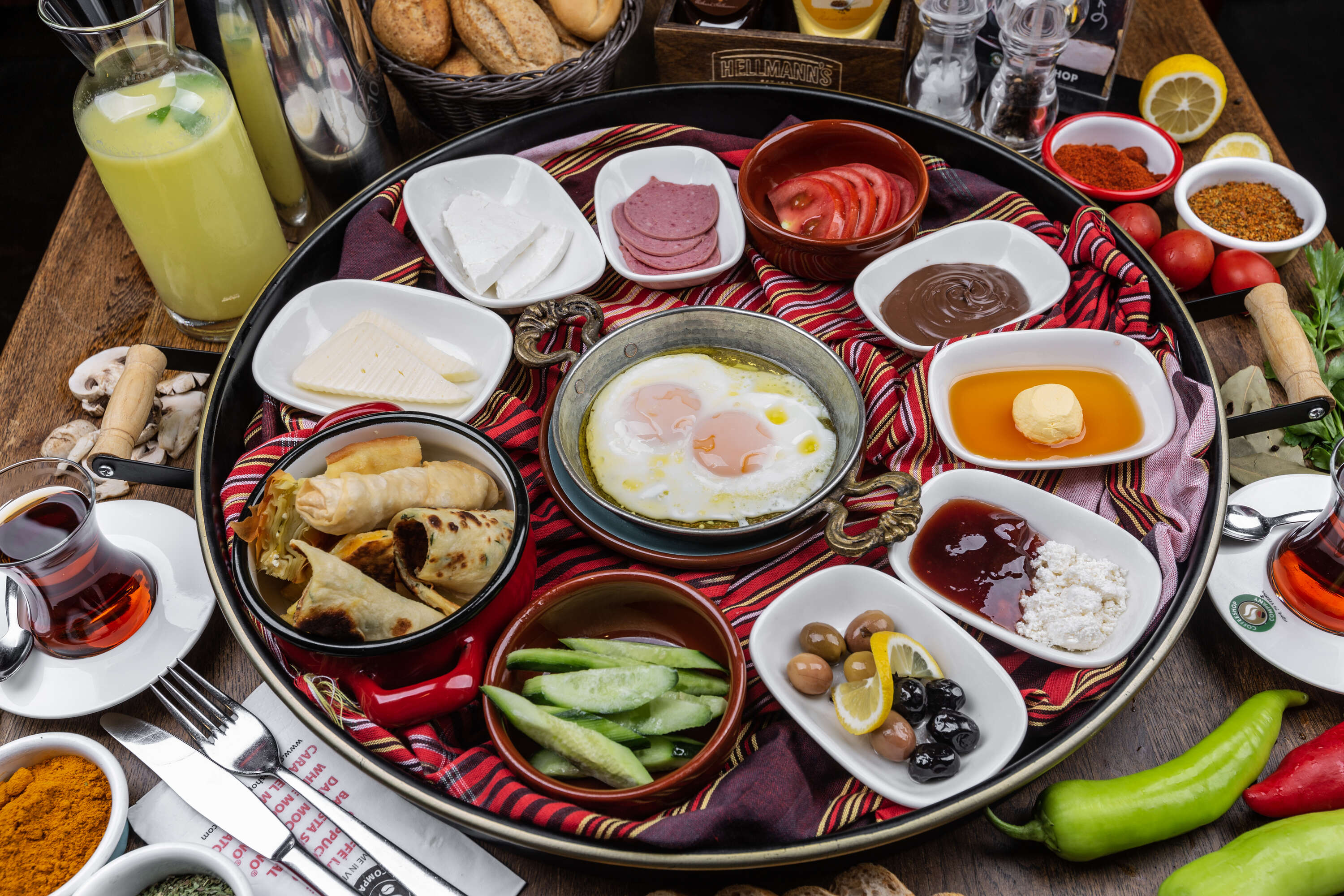 SİNİ KAHVALTI-TRADİTİONAL VİLLAGE BREAKFAST