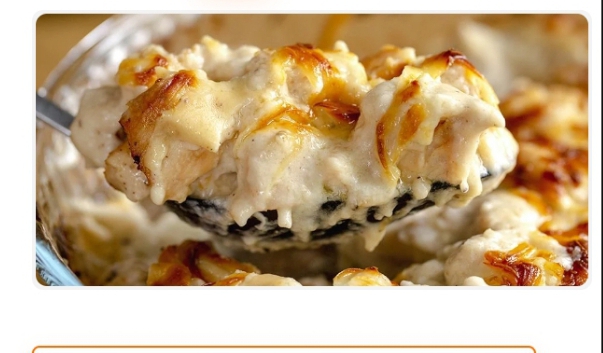 Chicken with béchamel sauce