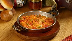 Minced meat or mixed menemen