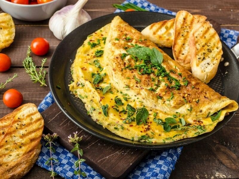 Sebzeli Omlet