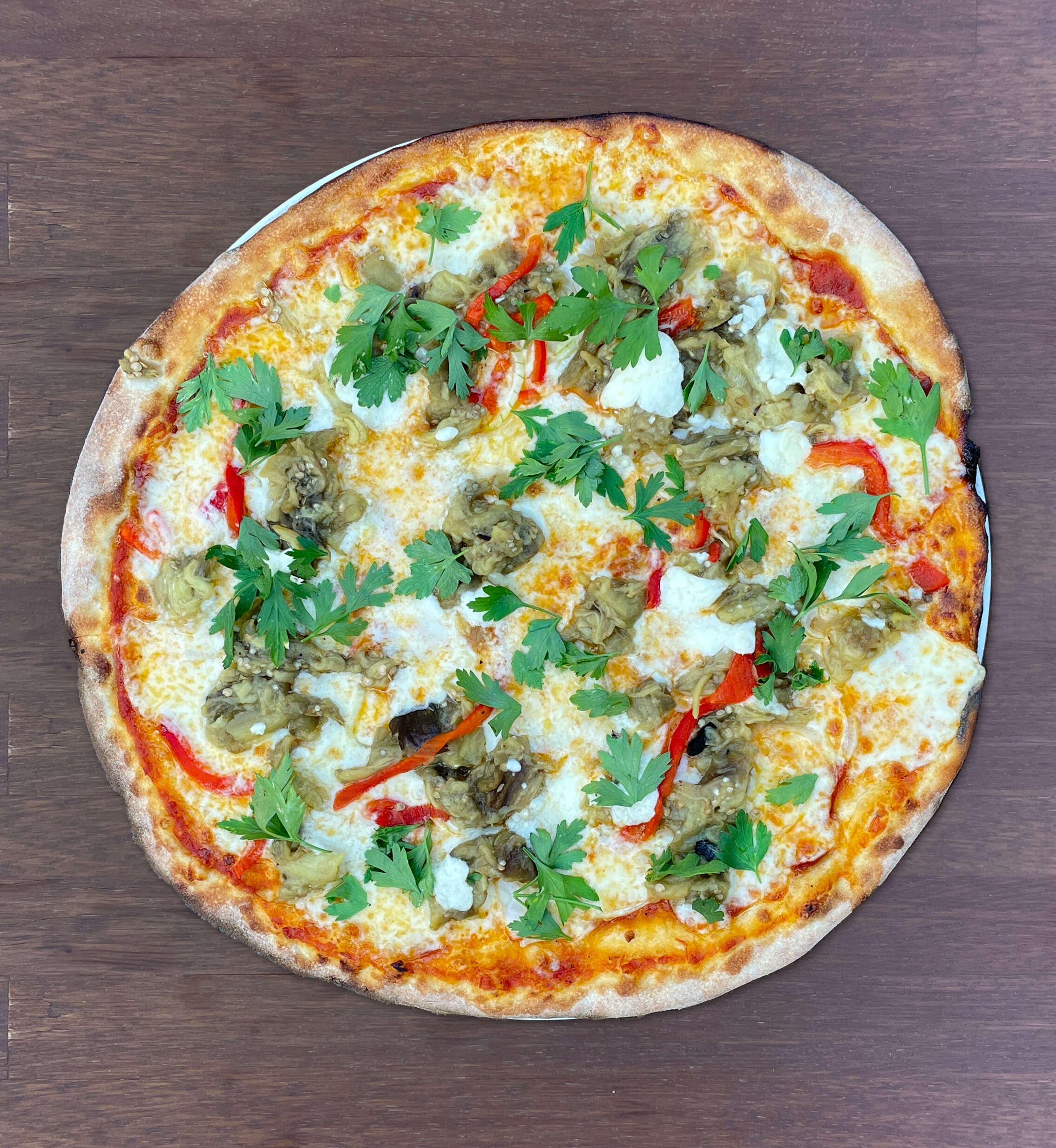 Közlenmiş Patlıcanlı Pizza