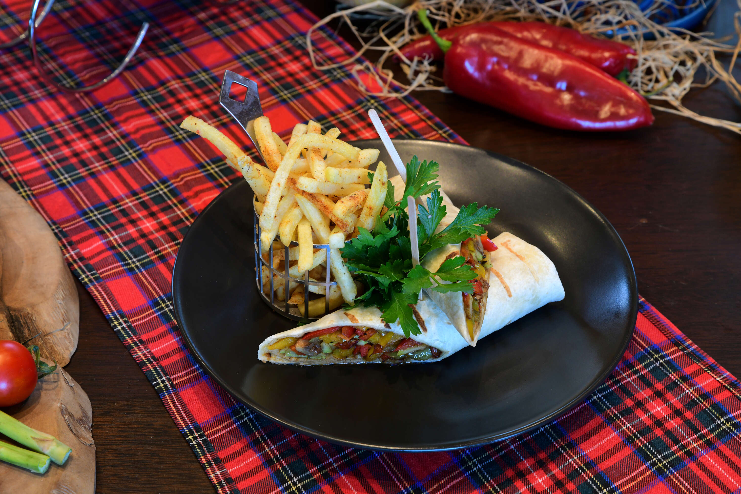 Vejeteryan Dürüm / Vegetarian Wrap