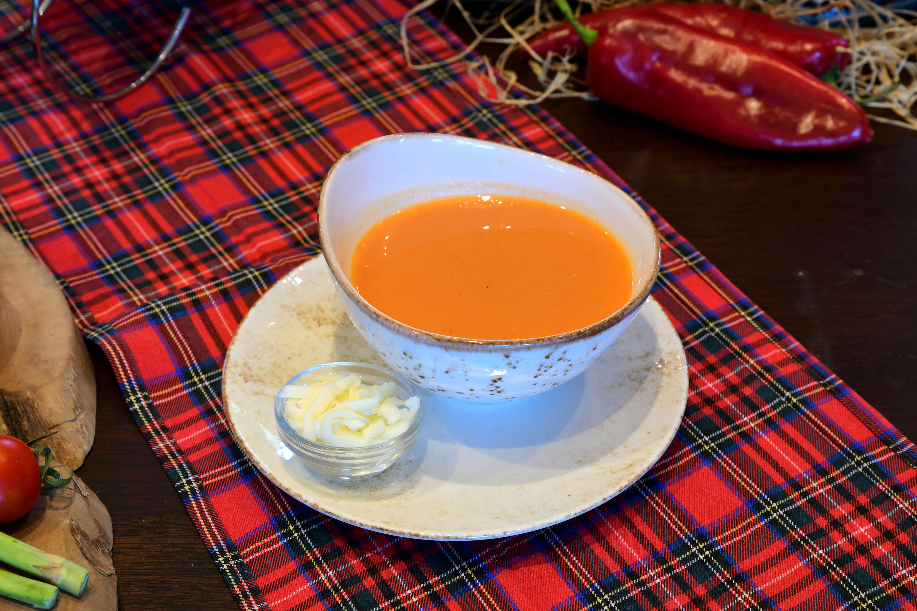 Kremalı Domates Çorbası / Cream Tomato Soup