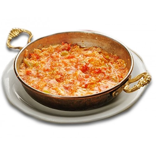 Menemen / Menemen (Scrambled eggs with tomatoes and green pepper)