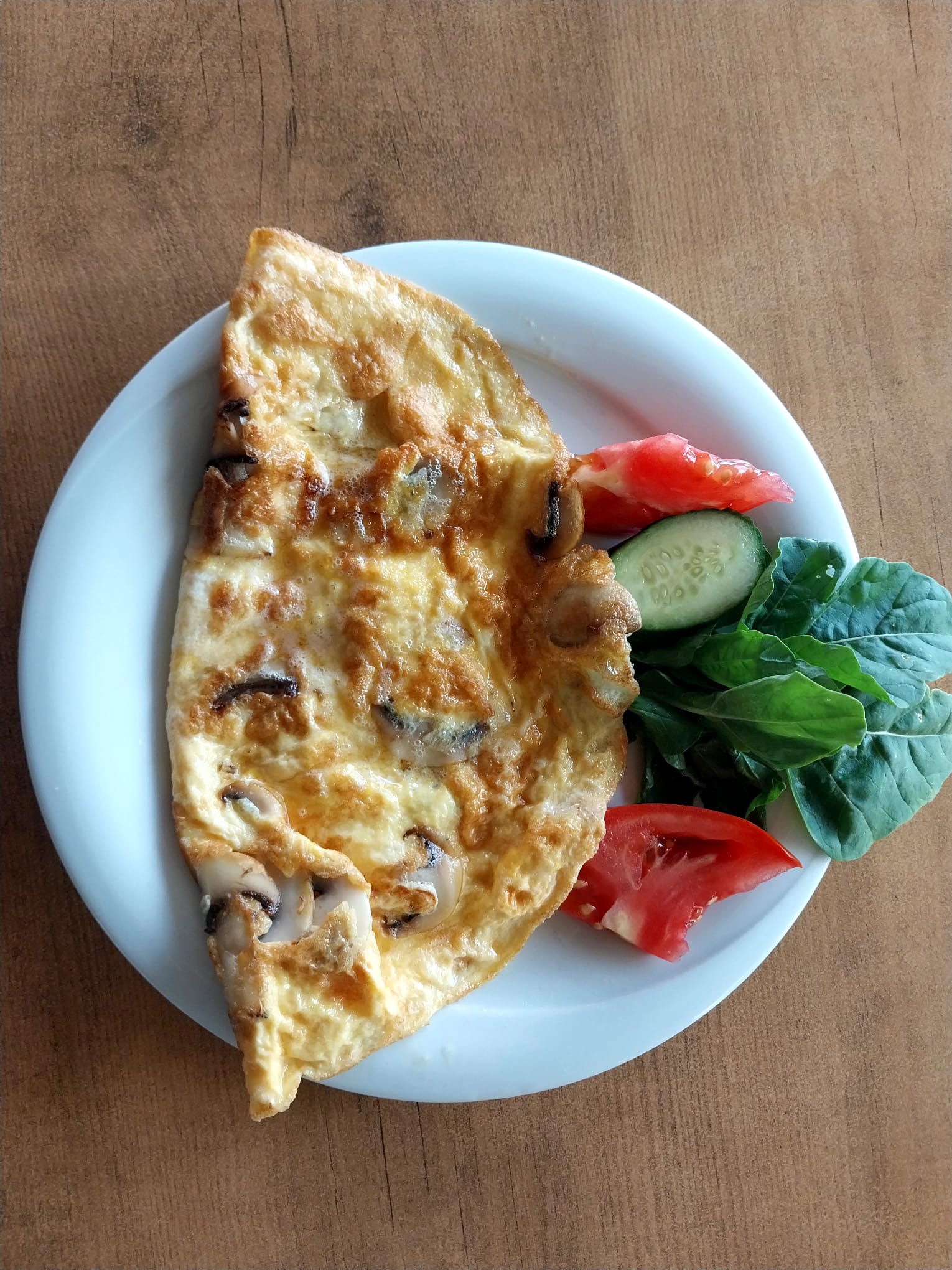 KAŞARLI MANTARLI OMLET