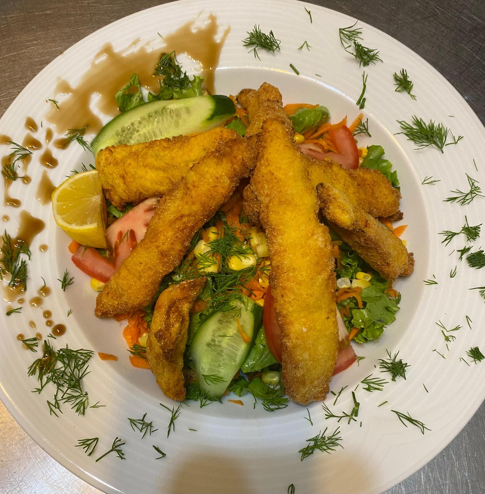 Crispy chicken salad