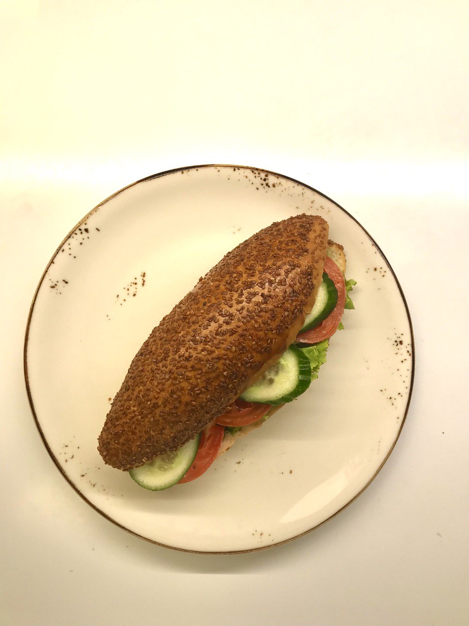 Susamlı sandwich