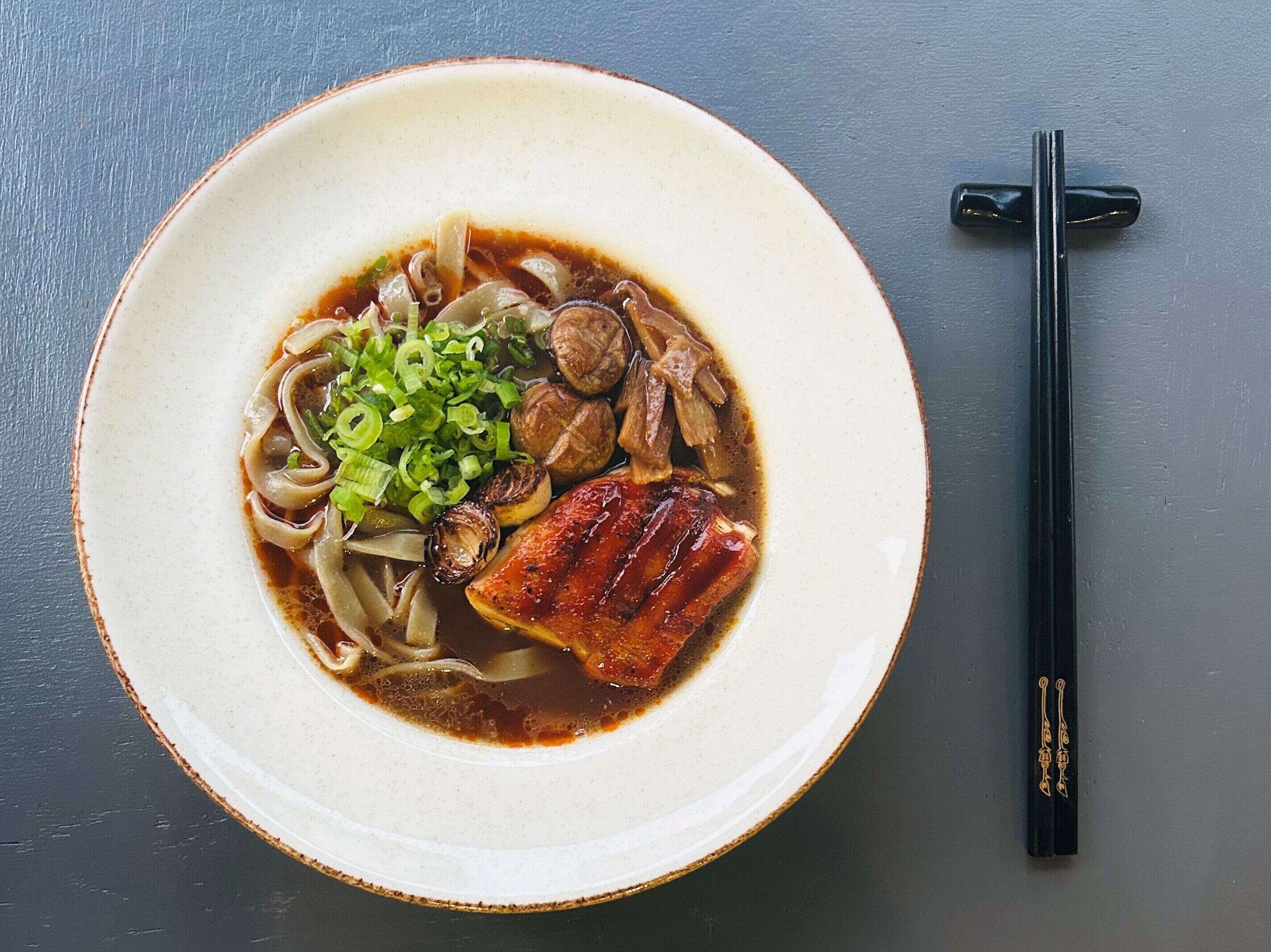 Acı Sos Tavuk Ramen (Gochujang) / Spicy Chicken Ramen