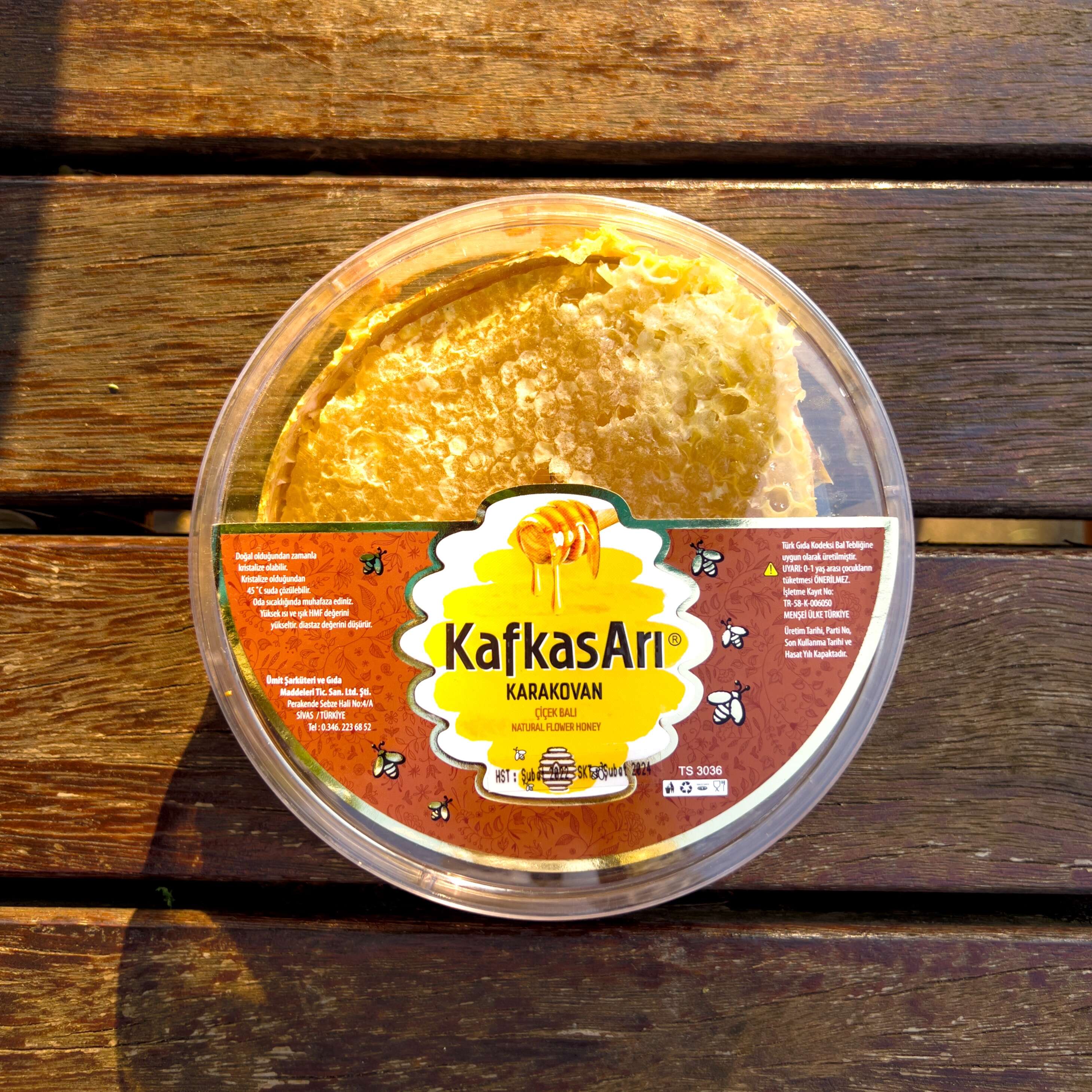 Petekli Karakovan Bal 500 gr