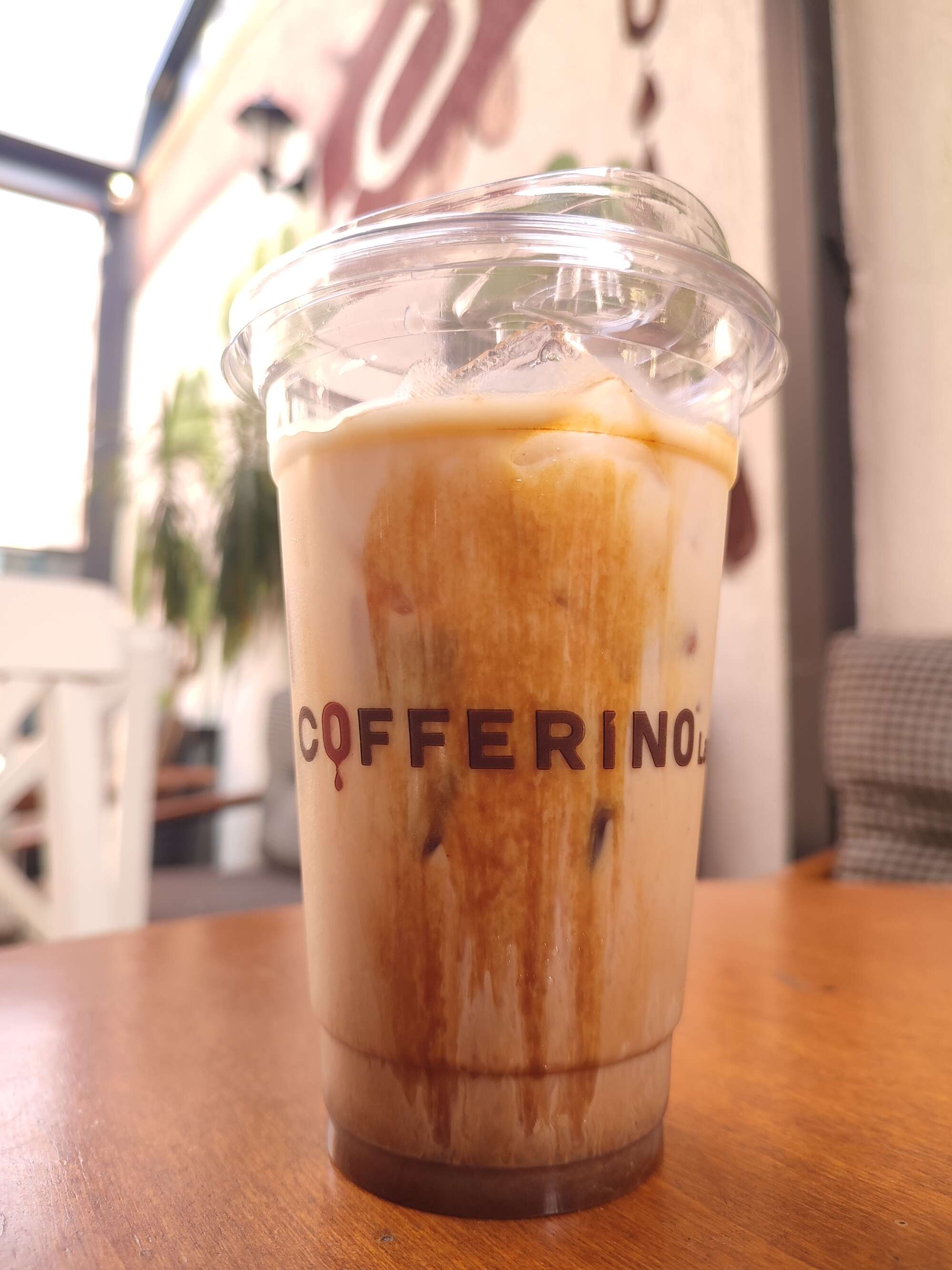 Iced white mocha