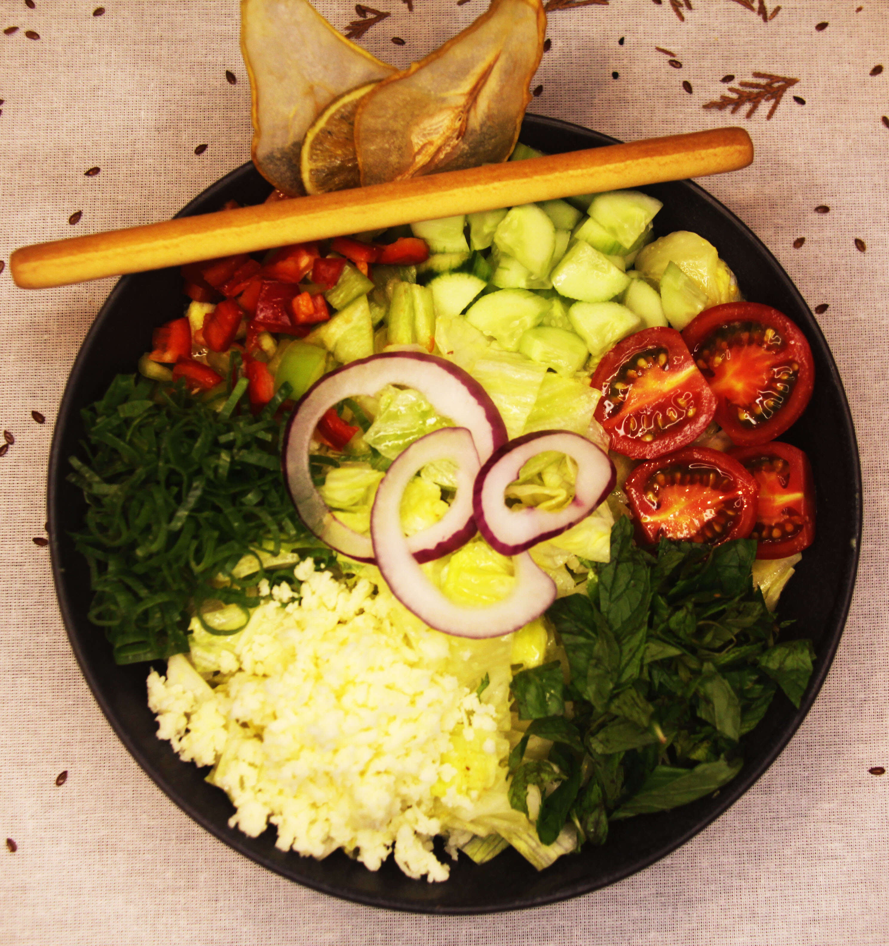 Yöresel Salata Bahçeden / Garden Salad