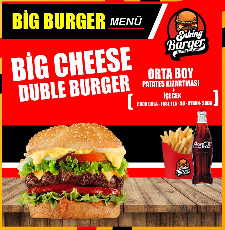 Big cheese duble burger 