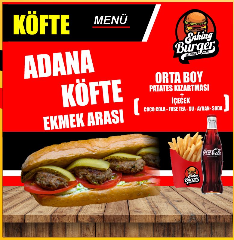 Adana köfte ekmek arası 