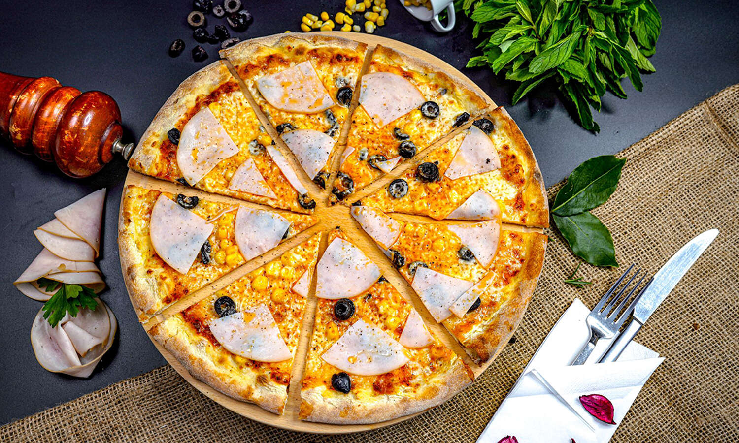 Smoked Turkey Pizza