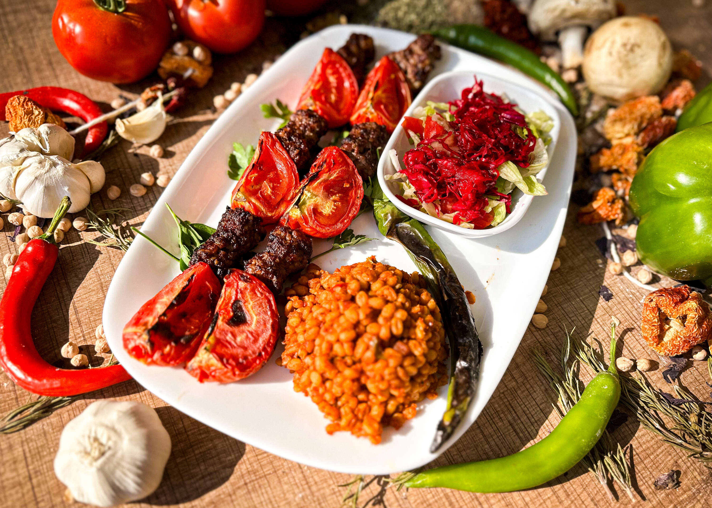 Domatesli Kebap