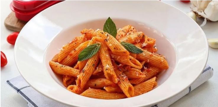 Napoliten Soslu Penne, Fettuccine, Spagetti