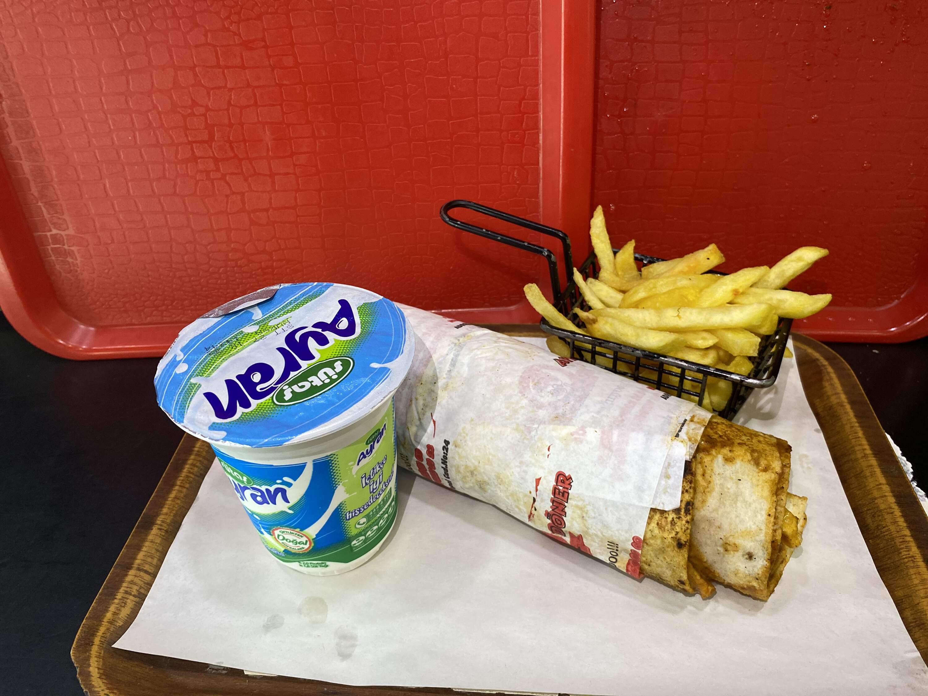 TAVUK BORU DÜRÜM PATATES AYRAN