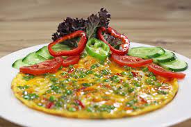 Sebzeli omlet