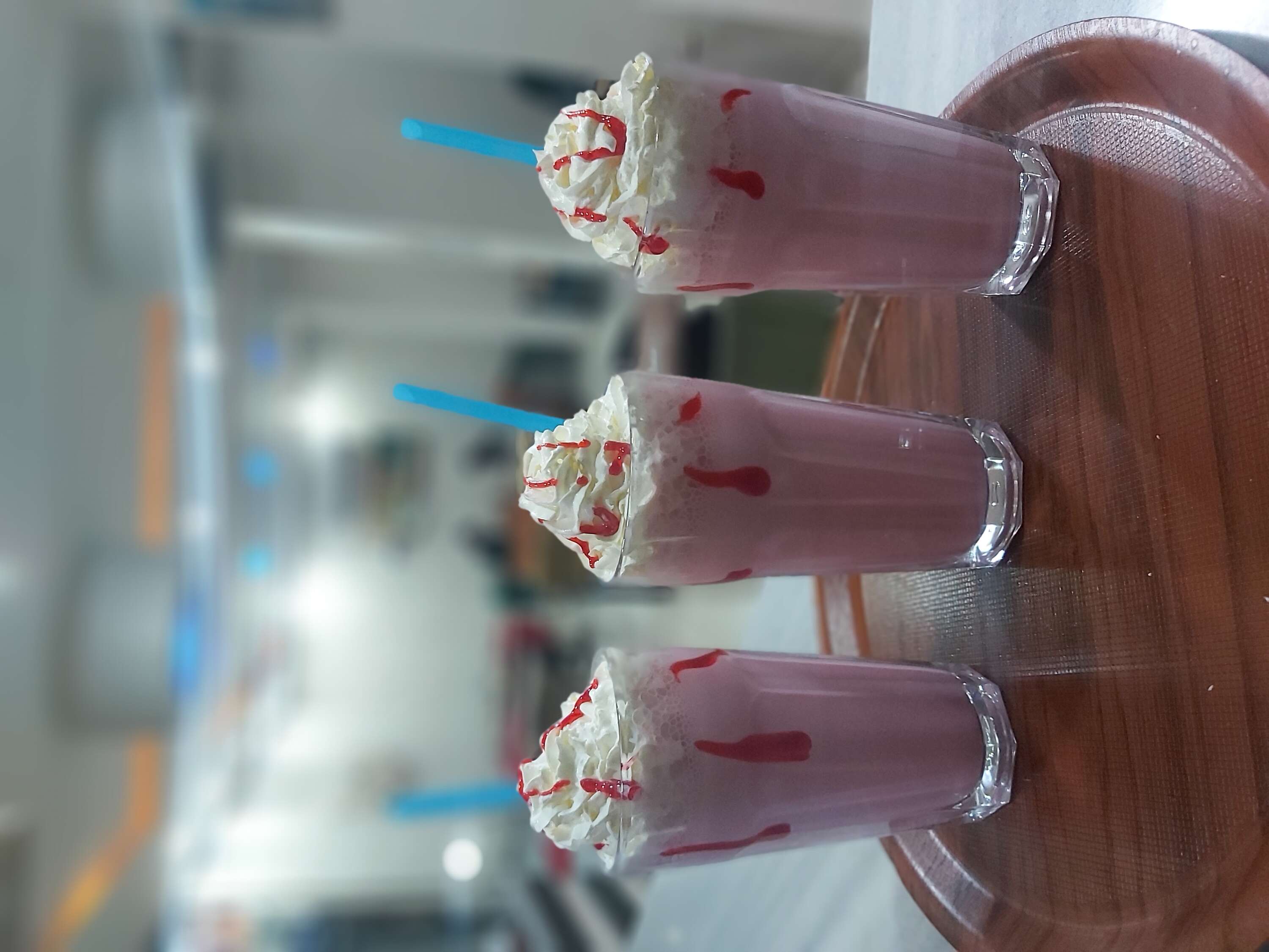 Sour cherry milkshake