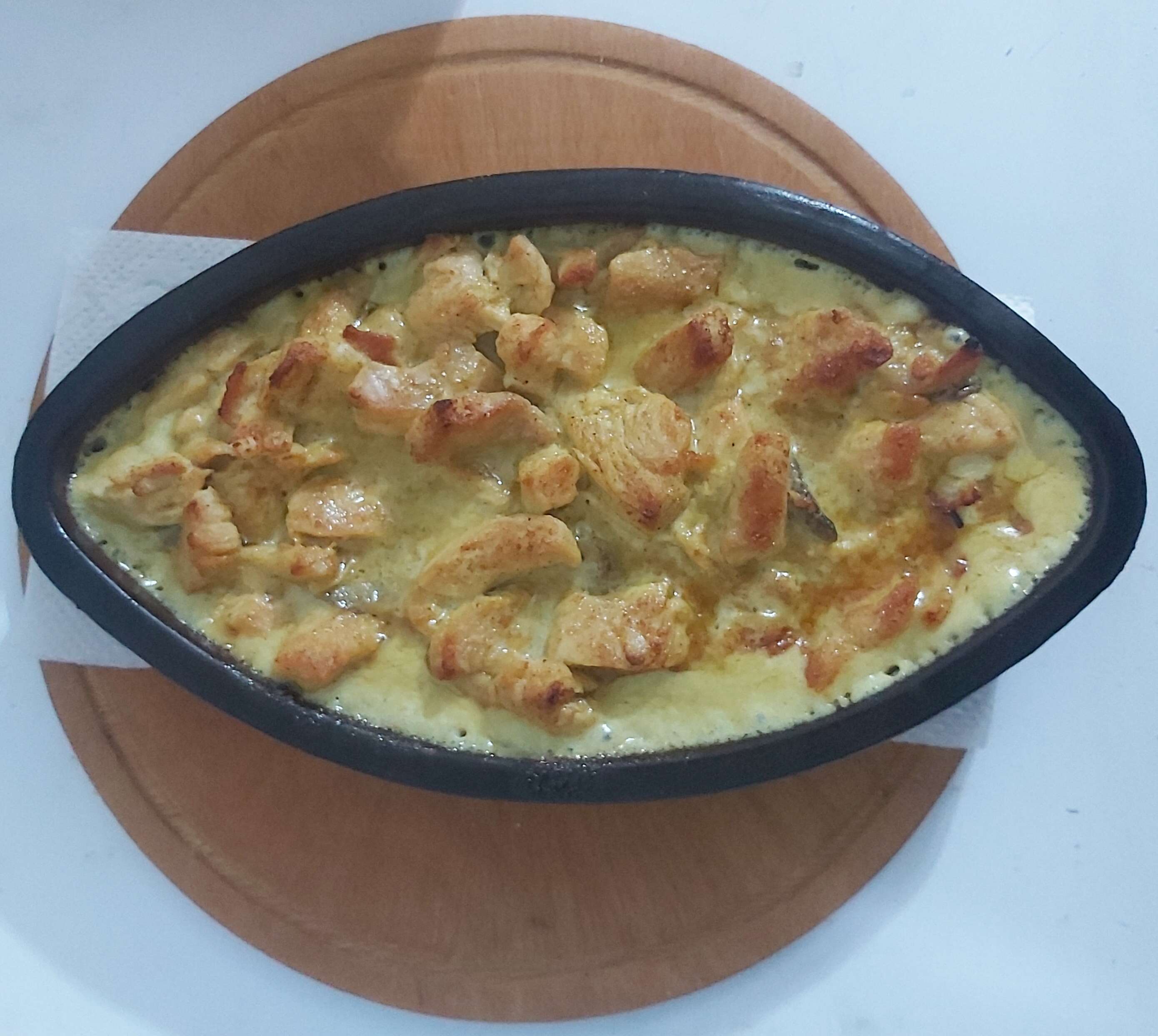 Curry Chicken in an Earthenware Dish