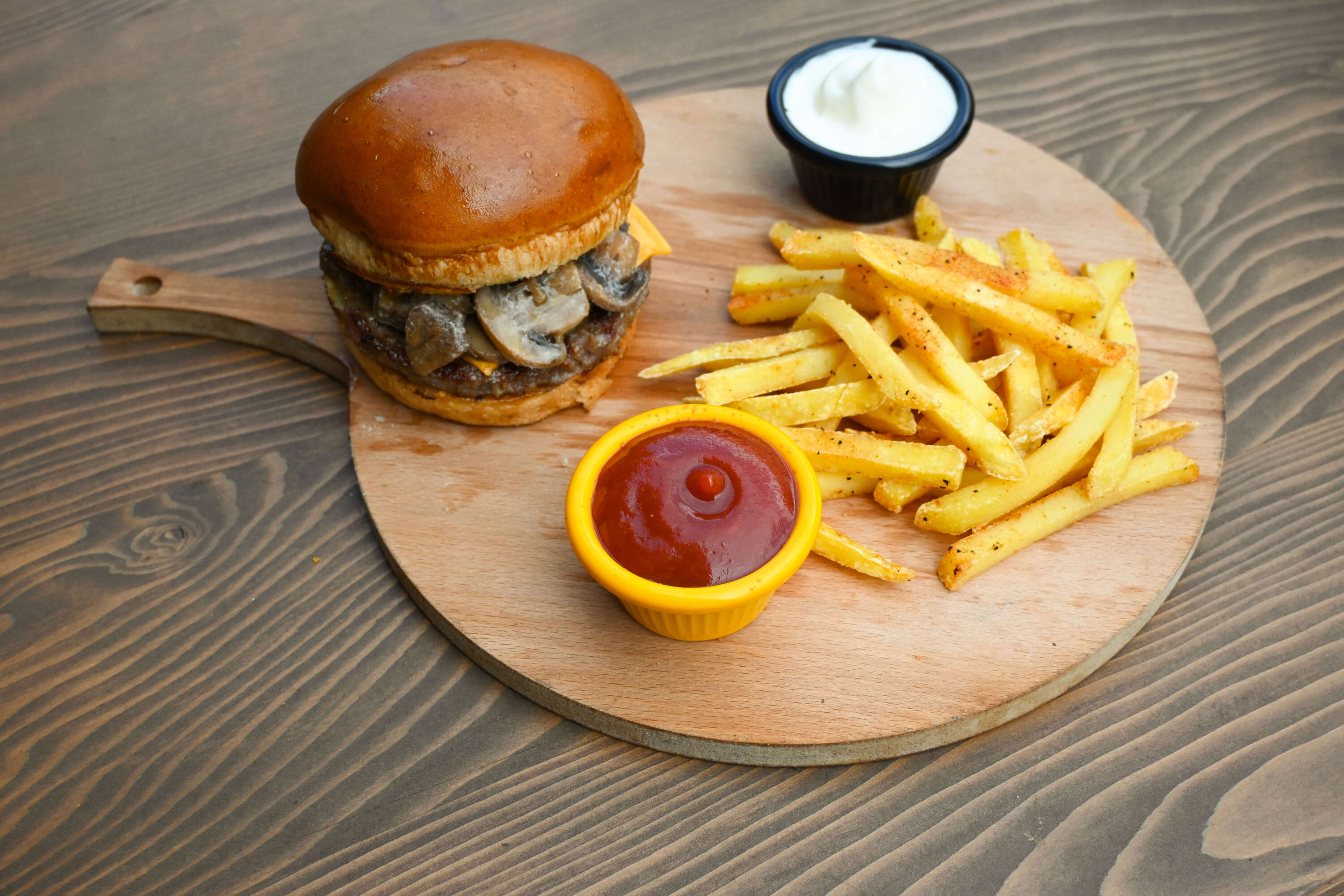 Trüflü Mushroom Burger