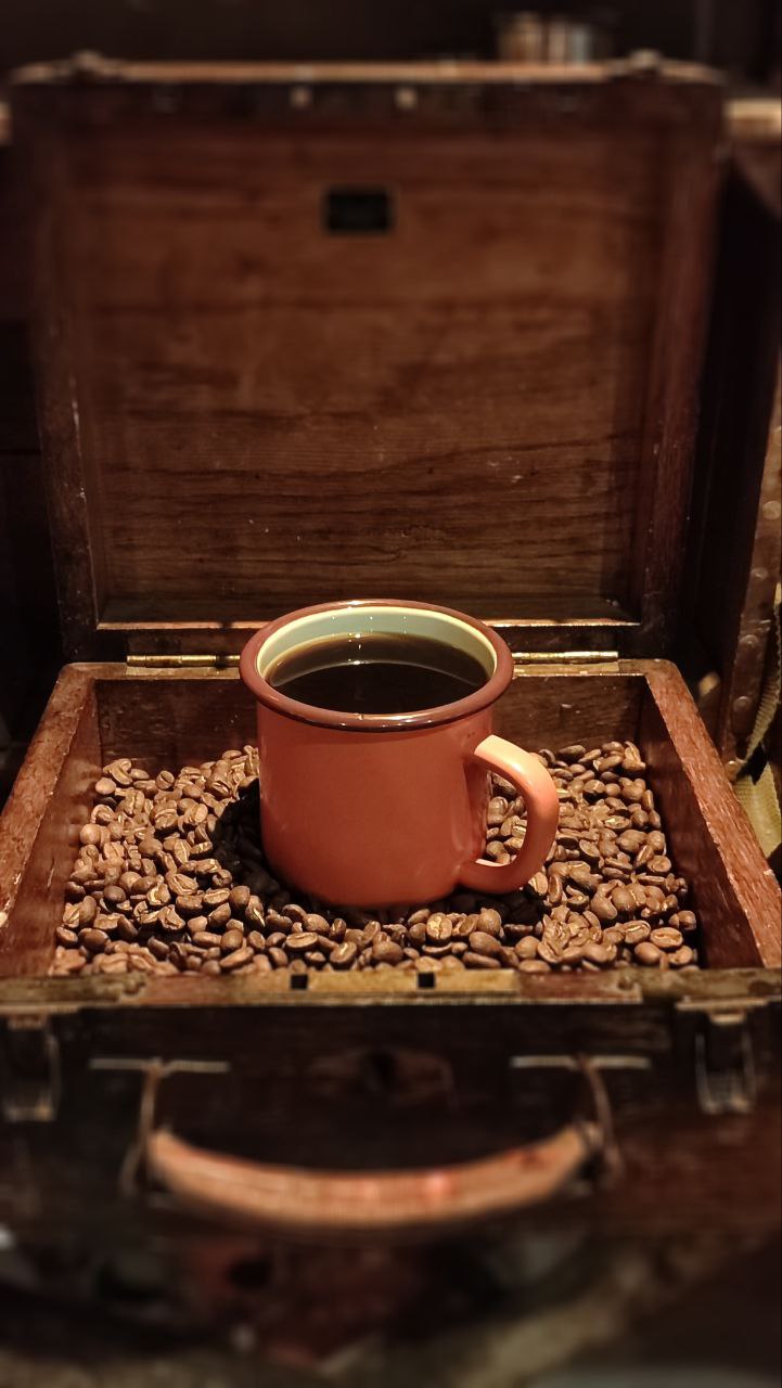 Filter coffee, large