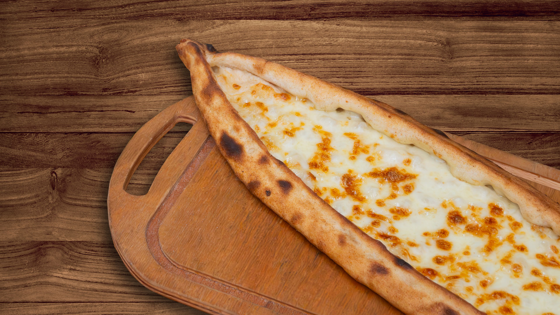 Plain kaşarlı pide