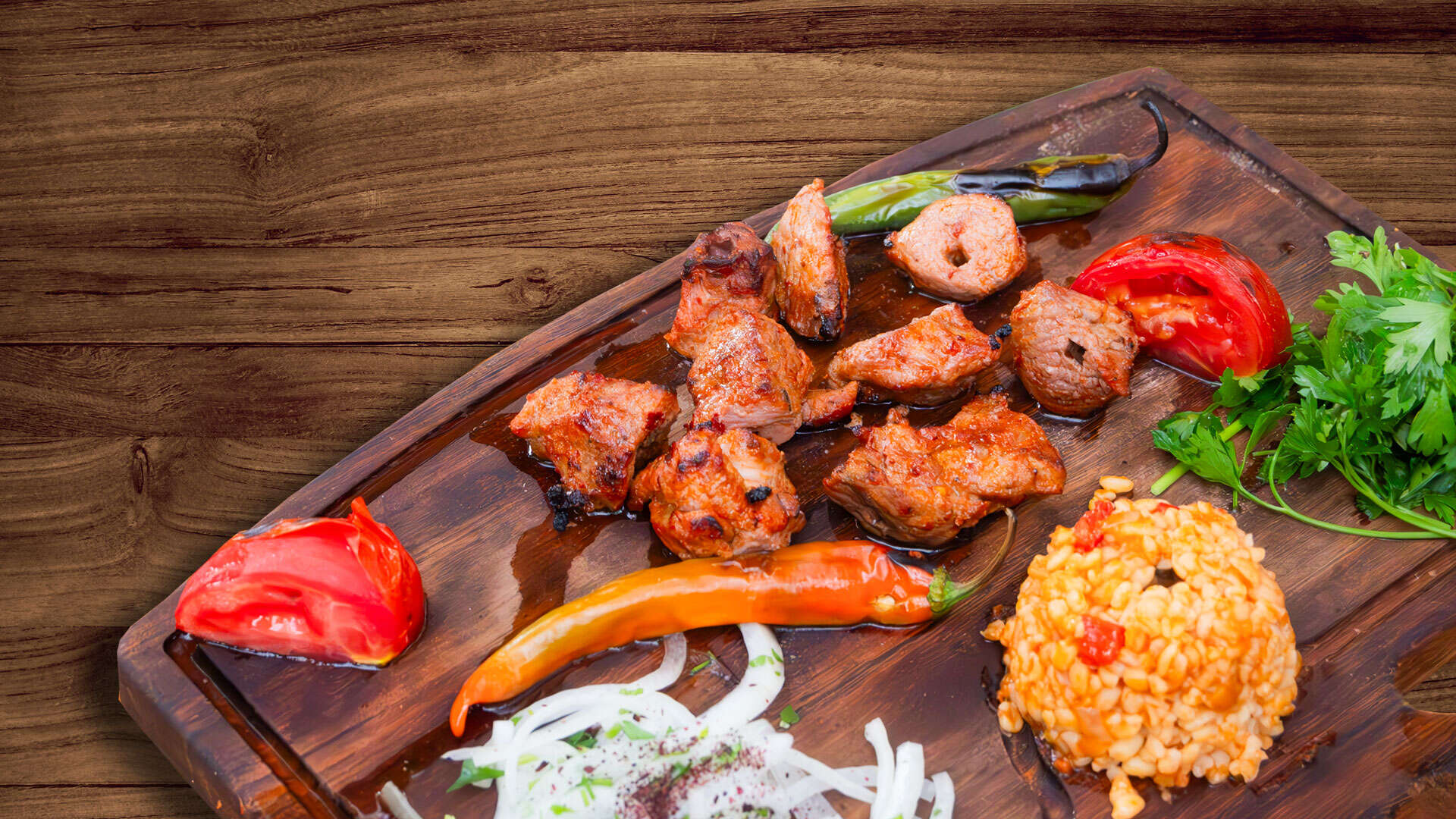 Lamb shish kebab