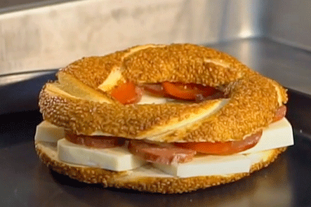 Simit Tost Sucuklu Kaşarlı