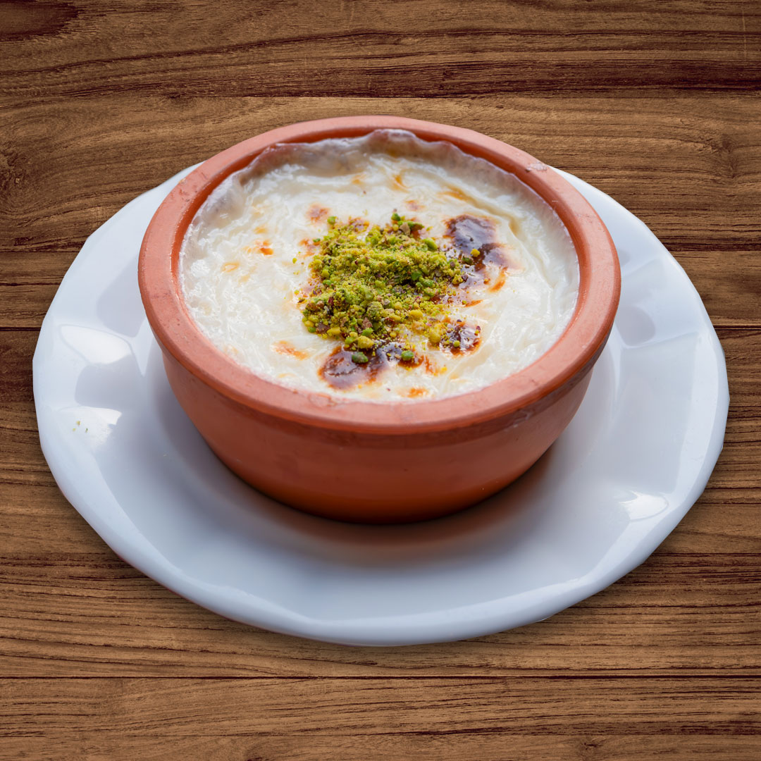 Fırın sütlaç (baked rice pudding)
