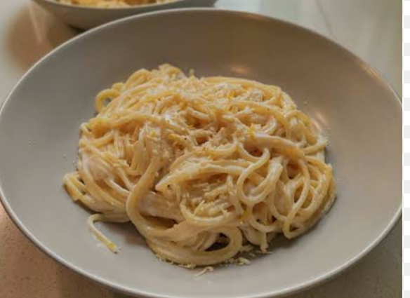 Creamy spaghetti