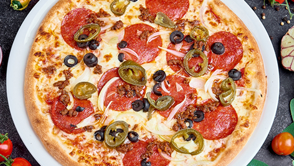 Korrida pizza (acılı) (30 sm)