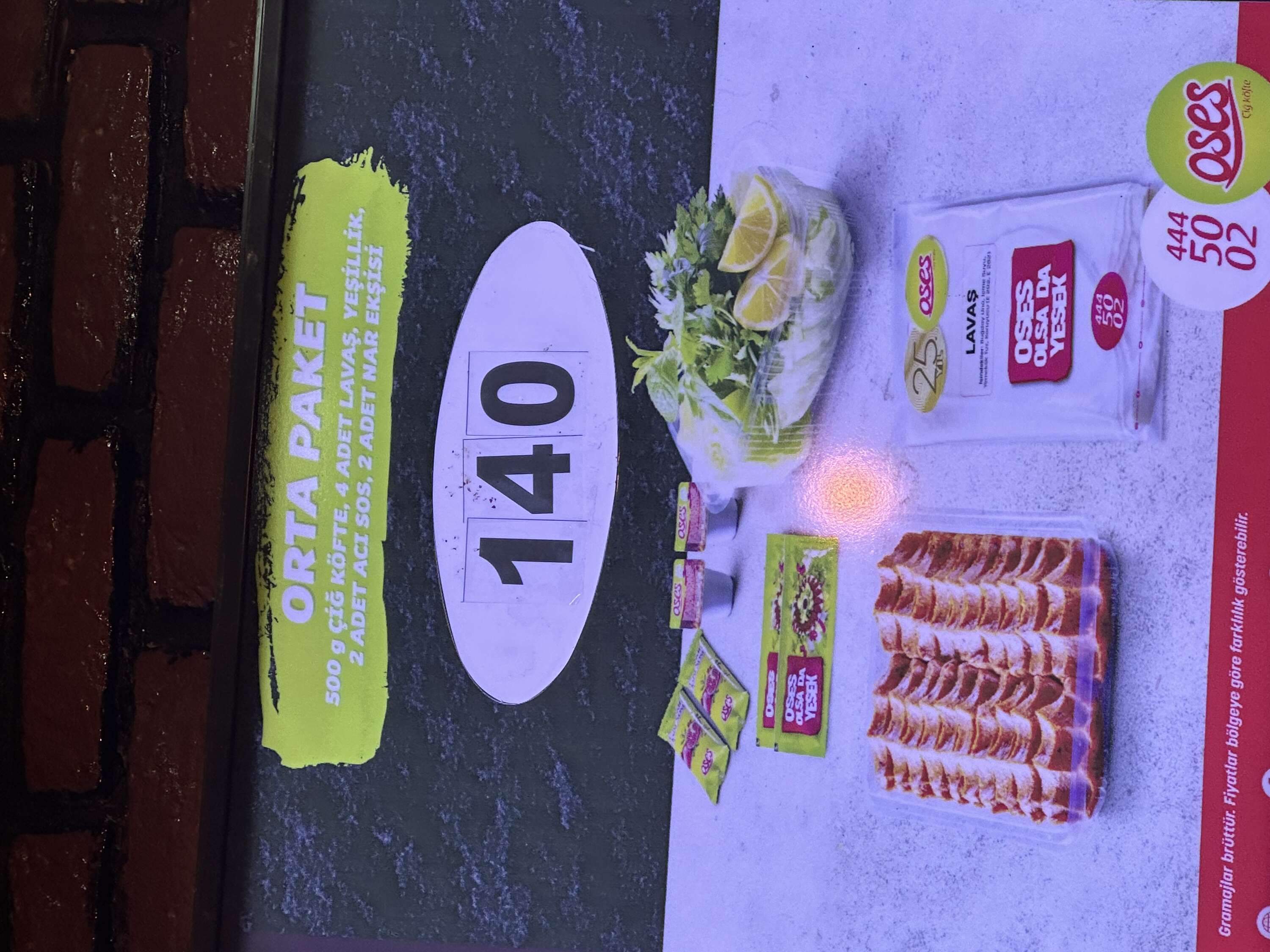 ORTA PAKET 140₺
