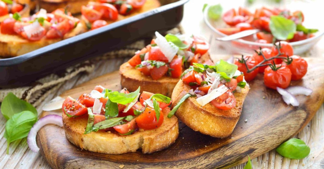 Domatesli Bruschetta