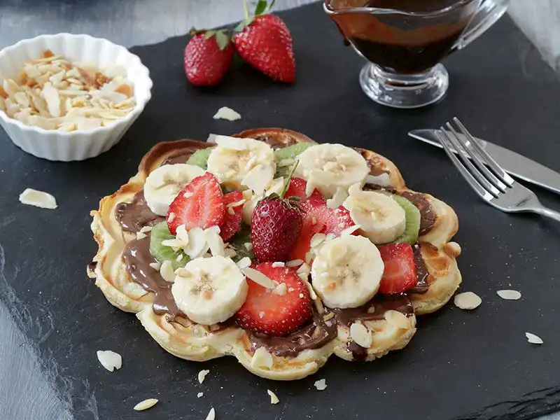 Çikolatalı Waffle 