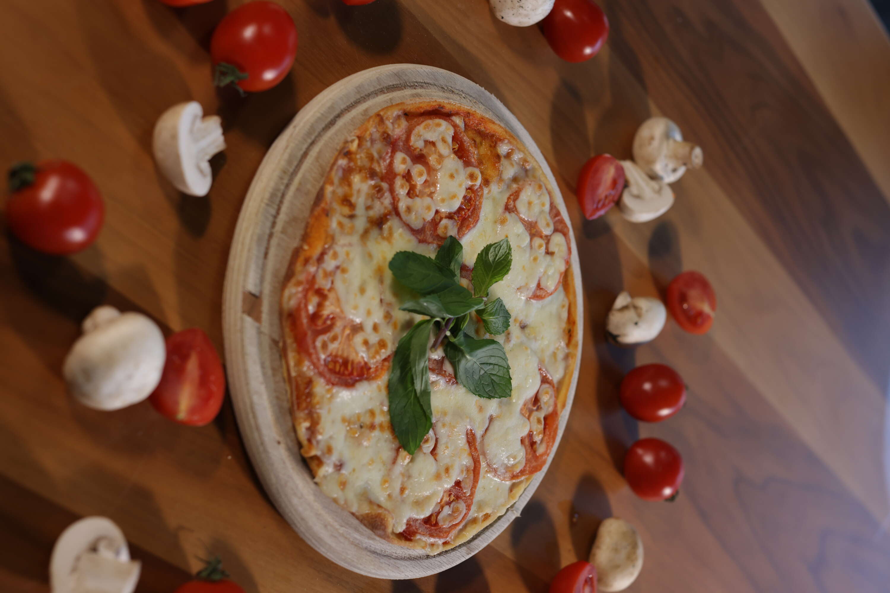 Margherita pizza