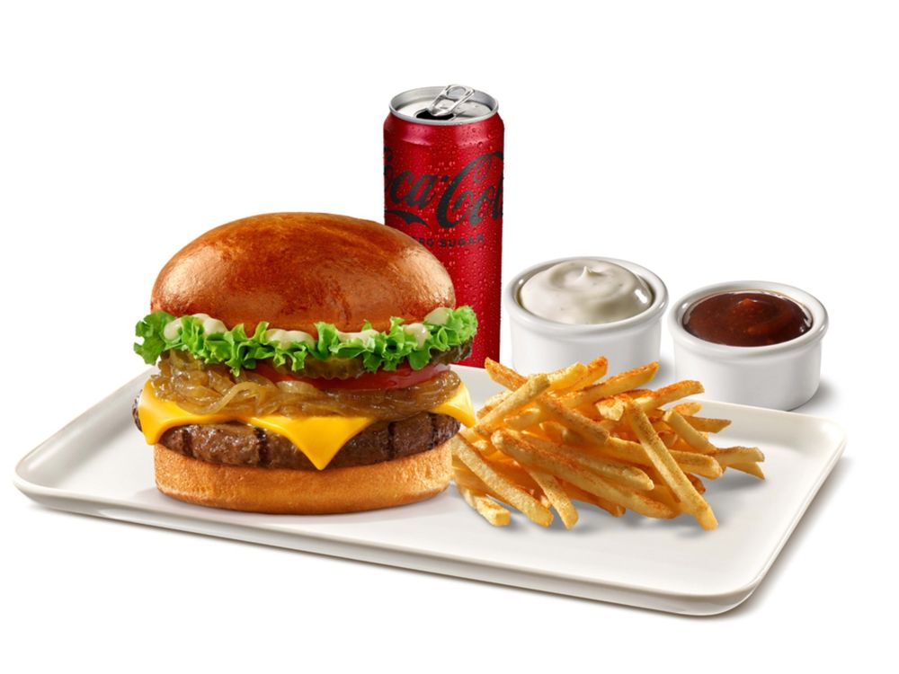 CHEESEBURGER MENÜ