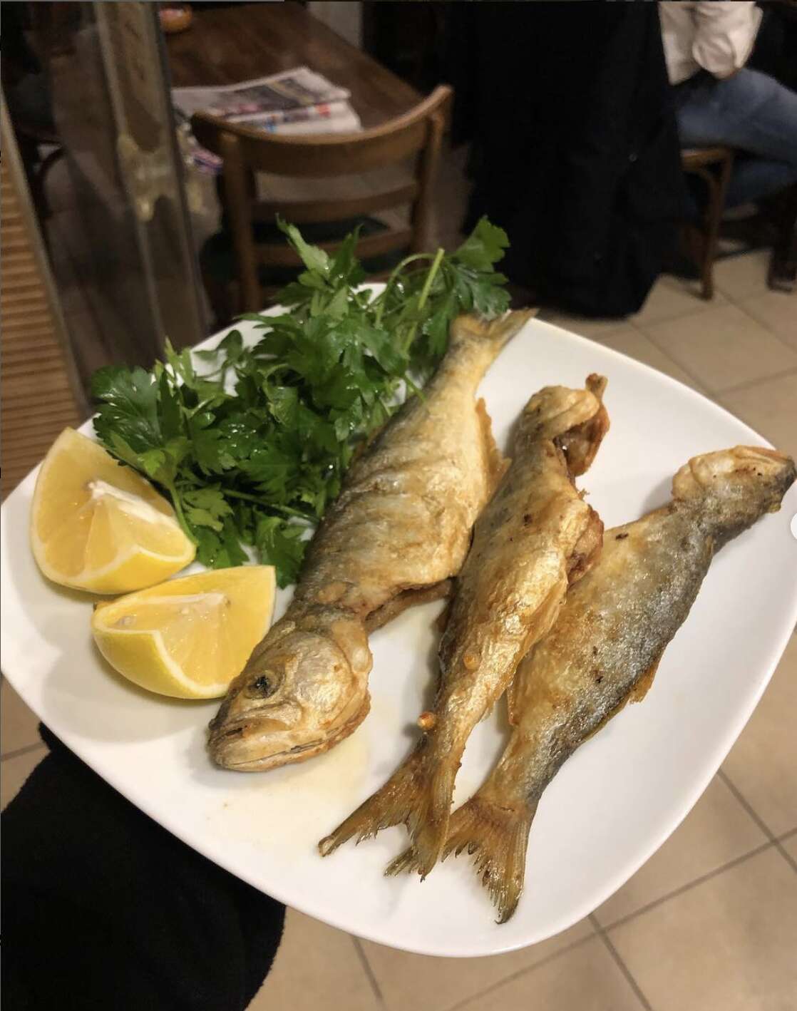 Line-caught fish