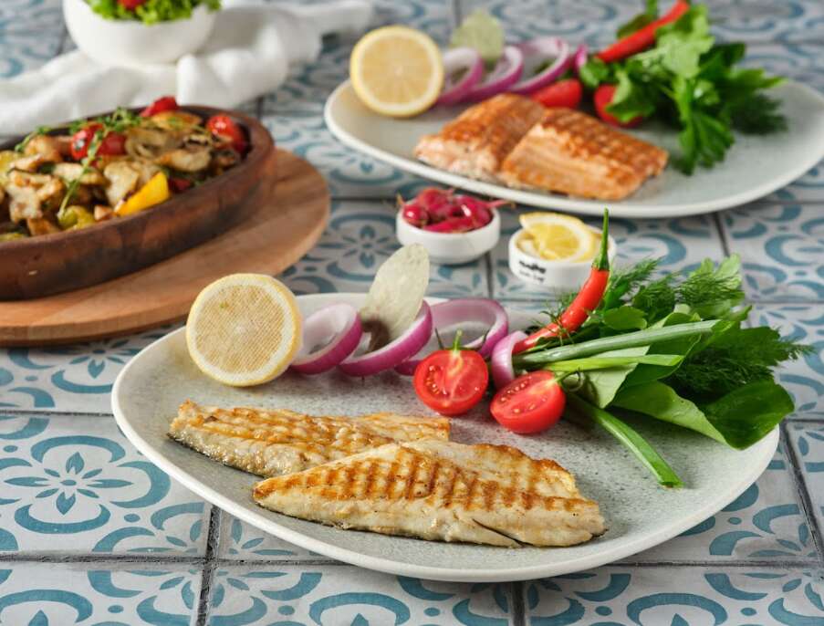 Grilled Sea Bass Fillet