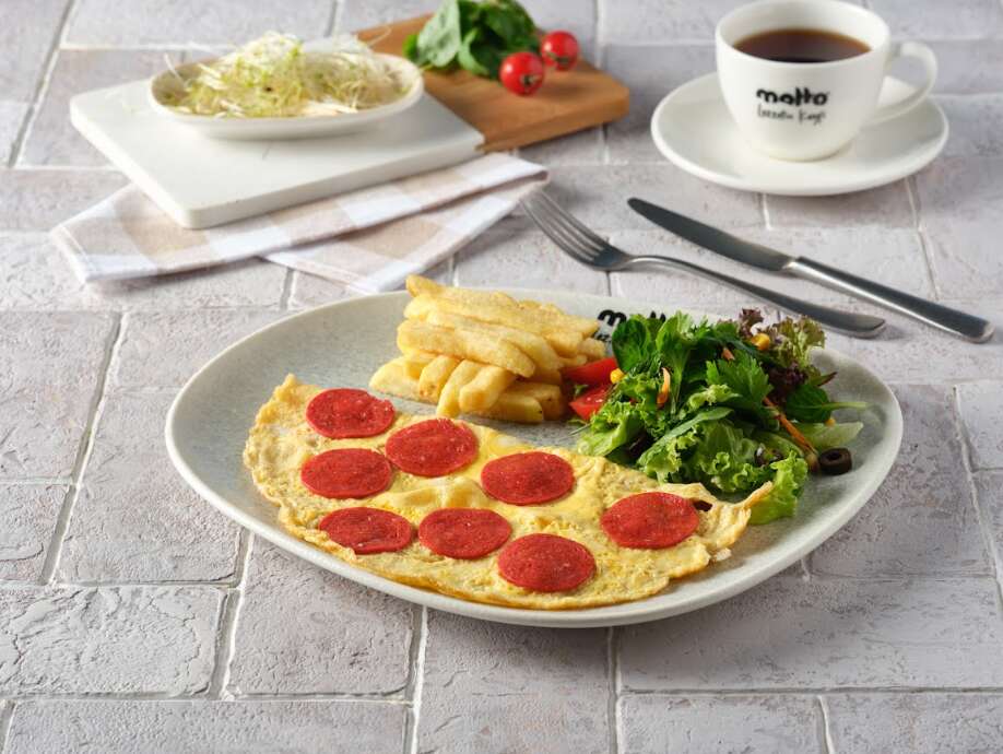 Sucuk omelette